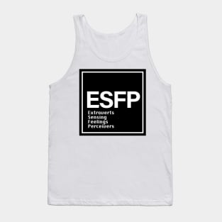 ESFP MBTI, 16 Personalities , black Tank Top